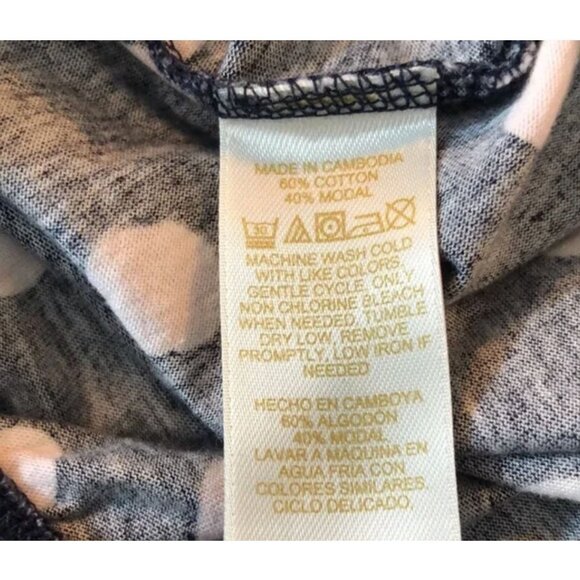 Kate Spade Dream a Little Dream Polka Dot Pajama Set Women's Size Small Good Con - Picture 7 of 8